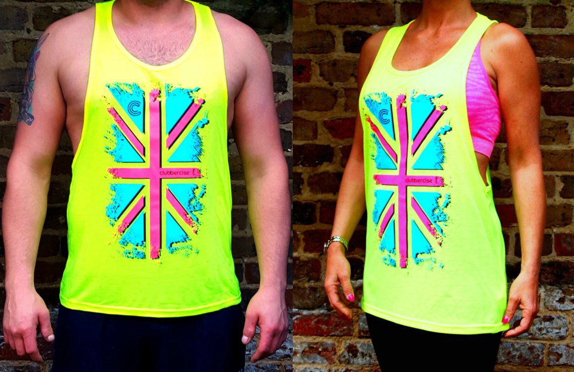 Clubbercise UNION JACK Sizes available XS, S